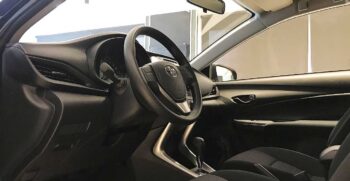 Toyota Yaris Sedan Car Interior Front View