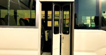 Toyota Coaster 2019 Model Passenger Entrance