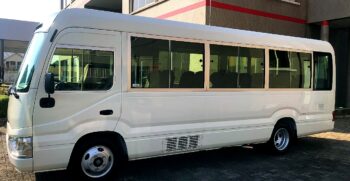 Toyota Coaster 2019 Model Side View